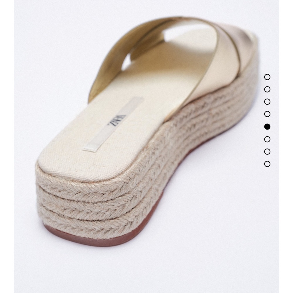 Zara metallic platform sandals - Picture 6 of 9